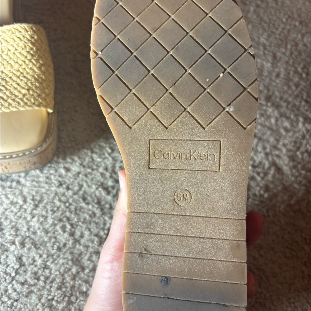 Calvin Klein Arzelia Single Band Slip-on Platform Sandal - Picture 2 of 3